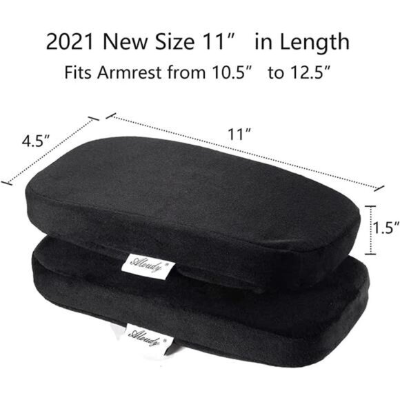 Arm Rest Pillow, 2021 NEW Size 11” Office Chair Armrest Cover Pads - Picture 2 of 7